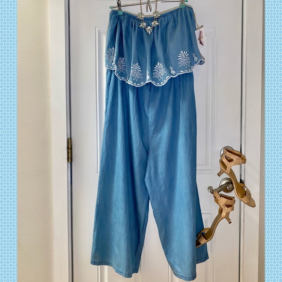 Denim Jumpsuit , Jessica Simpson, NWT, Small - Picture 1 of 7